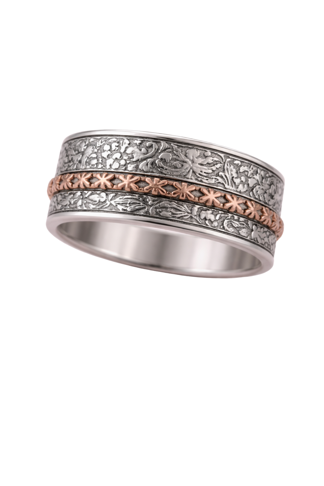 Handmade Sterling Silver Spinner Ring Anxiety Meditation Thumb Ring2